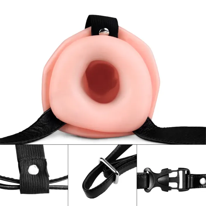 סטרפ און חלול לגבר עם רטט | Vibrating Strap-On