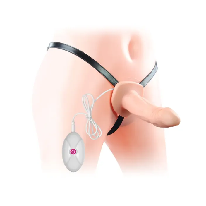 סטרפ און חלול לגבר עם רטט | Vibrating Strap-On