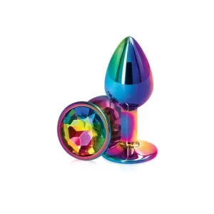 פלאג אנאלי מתכתי צבעוני | Rainbow Jewel