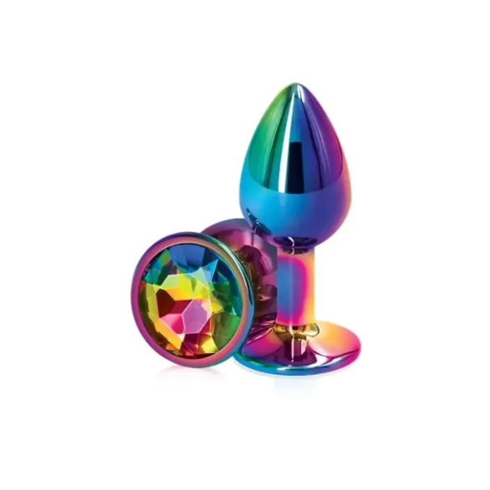 פלאג אנאלי מתכתי צבעוני | Rainbow Jewel