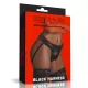 רתמה שחורה מתכווננת ונוחה | BLACK HARNESS