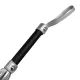שוט פלוגר כסוף דמוי עור | Silver Flogger