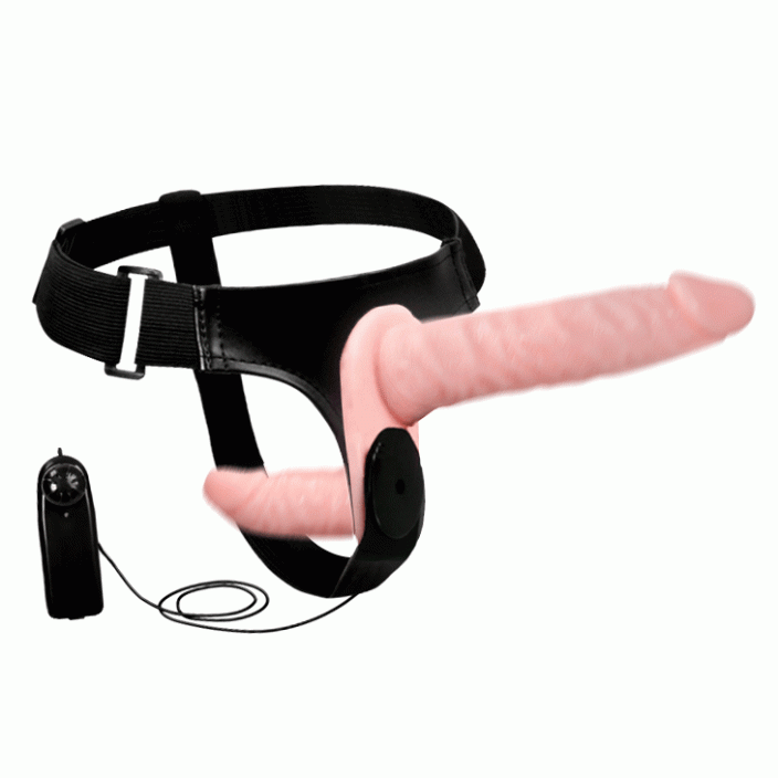 רתמת חדירה כפולה רוטטת | DP Vibrating Strap-On