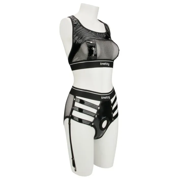 סט רתמת סטרפ און כולל הלבשה | Iconic Harness Strap on Set M/L