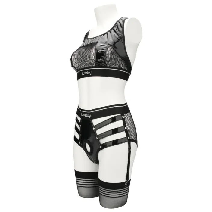 סט רתמת סטרפ און כולל הלבשה | Iconic Harness Strap on Set M/L