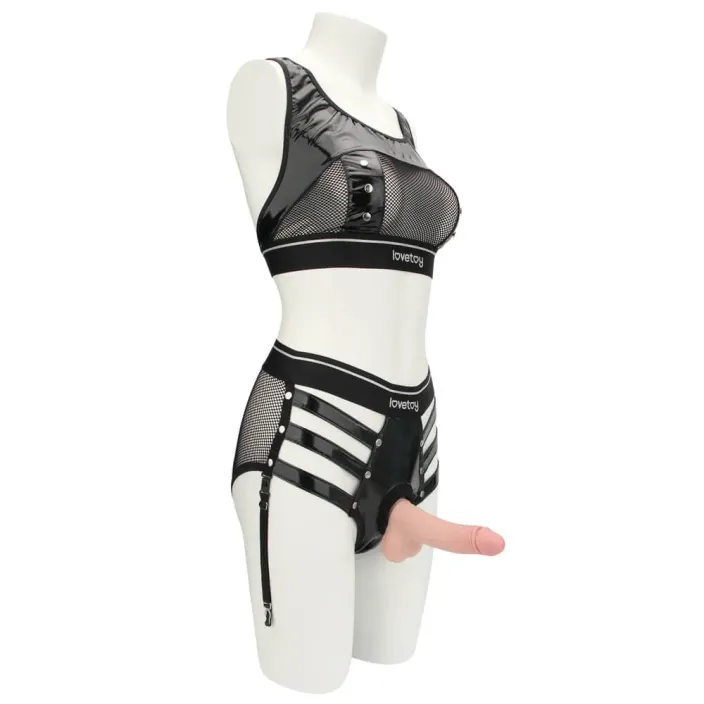 סט רתמת סטרפ און כולל הלבשה | Iconic Harness Strap on Set M/L