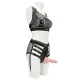 סט רתמת סטרפ און כולל הלבשה | Iconic Harness Strap on Set M/L