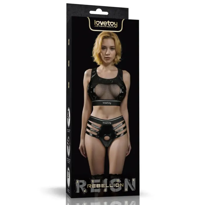 סט רתמת סטרפ און כולל הלבשה | Iconic Harness Strap on Set M/L