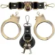 אזיקי ידיים ממתכת כולל מפתחות גולגולת | Unisex Handcuffs