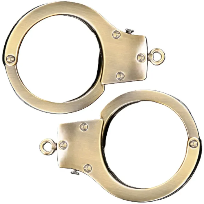 אזיקי ידיים ממתכת כולל מפתחות גולגולת | Unisex Handcuffs