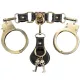 אזיקי ידיים ממתכת כולל מפתחות גולגולת | Unisex Handcuffs