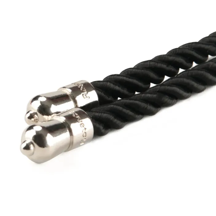 חבל קשירה BDSM שחור 10 מטר | Ebony Silky Bondage Rope למבוגרים