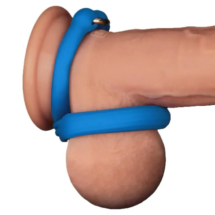 טבעת נמתחת מתכווננת כחולה מסיליקון | Pro Stretcher Blue למבוגרים