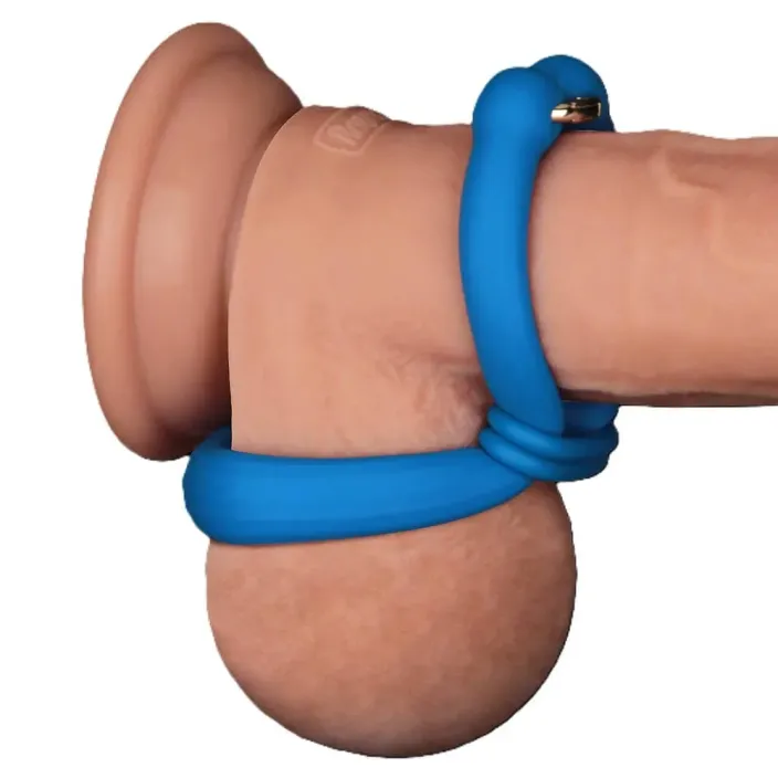 טבעת נמתחת מתכווננת כחולה מסיליקון | Pro Stretcher Blue למבוגרים