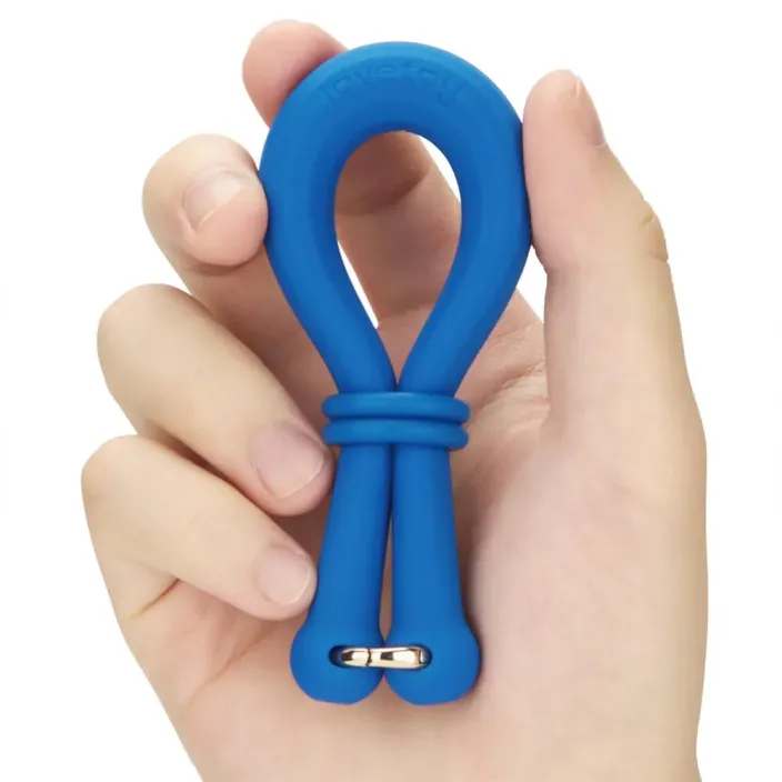 טבעת נמתחת מתכווננת כחולה מסיליקון | Pro Stretcher Blue למבוגרים