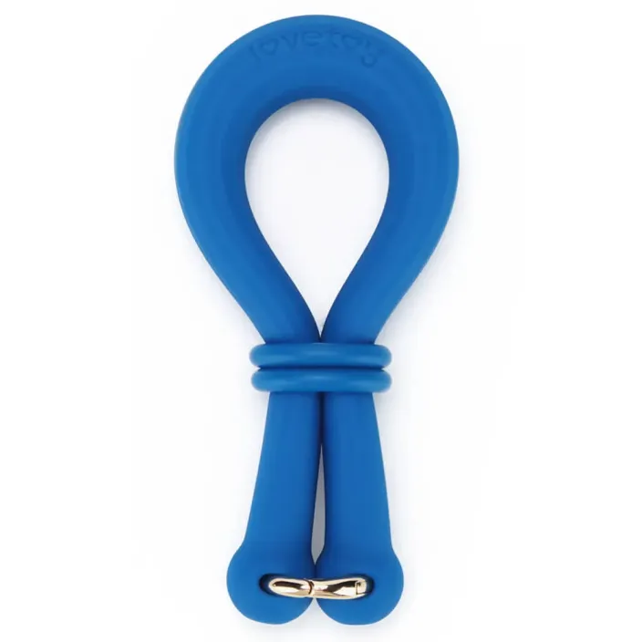 טבעת נמתחת מתכווננת כחולה מסיליקון | Pro Stretcher Blue למבוגרים