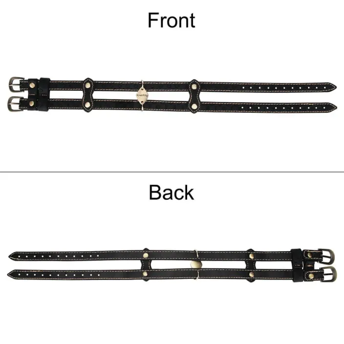 קולר צוואר BDSM כולל רצועה כפולה | Double-strap Collar