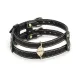 קולר צוואר BDSM כולל רצועה כפולה | Double-strap Collar