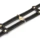 קולר צוואר BDSM כולל רצועה כפולה | Double-strap Collar