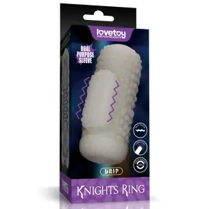 שרוול רוטט דו שימושי לגבר | Knights Ring Drip למבוגרים
