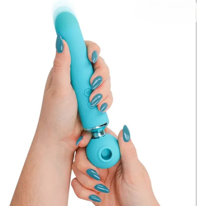 ויברטור יונק ודוחף בתלת פעולה | Triple Lover Wand למבוגרים
