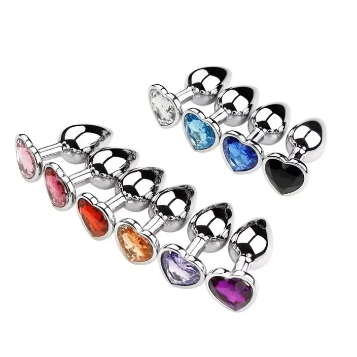 פלאג אנאלי לב ממתכת גודל M | Heart Jewel M למבוגרים