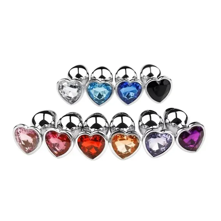 פלאג אנאלי לב ממתכת גודל M | Heart Jewel M למבוגרים