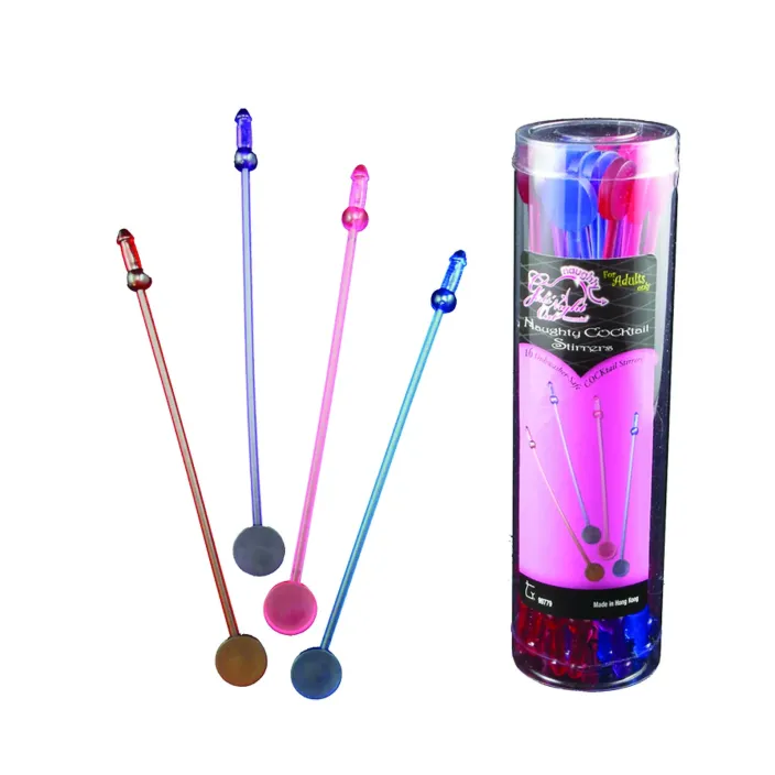 בוחשי משקה שובבים למסיבה | Naughty Stirrer Set לשימוש יומיומי