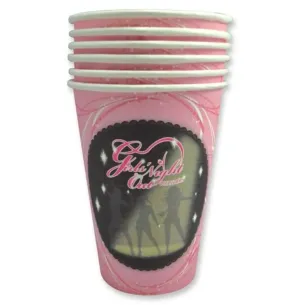 כוסות ורודות לערב בנות | Party Cups לשימוש יומיומי