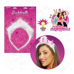 קשת בולבול מוארת למסיבה, Light-Up Pecker Tiara