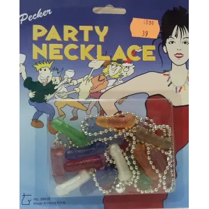 שרשרת בולבולים למסיבת רווקות | Penis Party Necklace למבוגרים