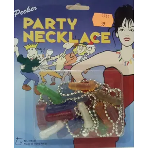 שרשרת בולבולים למסיבת רווקות | Penis Party Necklace למבוגרים