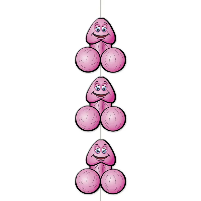 שרשרת בולבולים לקישוט מסיבה | Hanging Pecker Decorations לשימוש בבית