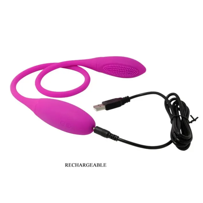 ויברטור כפול גמיש לגירוי פנימי וחיצוני | Snaky Dual Vibrator
