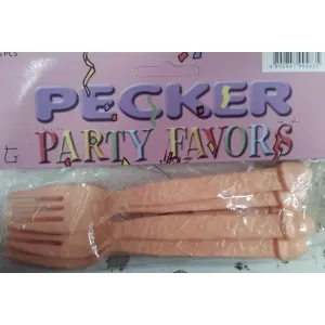 מזלגות בצורת בולבול למסיבת רווקות | Pecker Forks לשימוש יומיומי