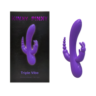 ויברטור לחווית עונג ב-3 הנקודות במקביל | Triple vibe  