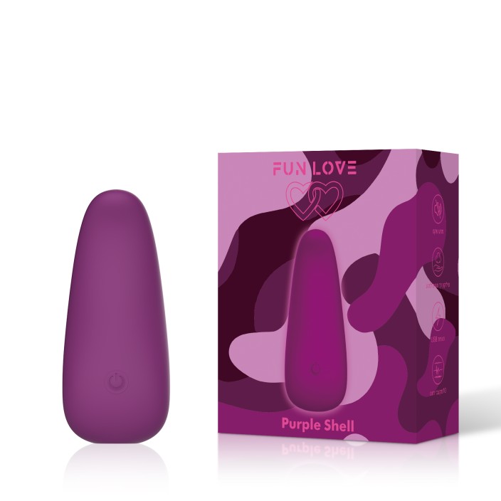 ויברטור לעינוג מסעיר של הדגדגן | Purple Shell ויברטור לעינוג מסעיר של הדגדגן | Purple Shell