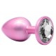 Pink Plug S – פלאג אנאלי ורוד קטן עם אבן דקורטיבית Pink Plug S – פלאג אנאלי ורוד קטן עם אבן דקורטיבית