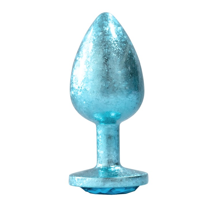 Sky Plug M – פלאג אנאלי מתכתי בצבע כחול בגודל בינוני Sky Plug M – פלאג אנאלי מתכתי בצבע כחול בגודל בינוני