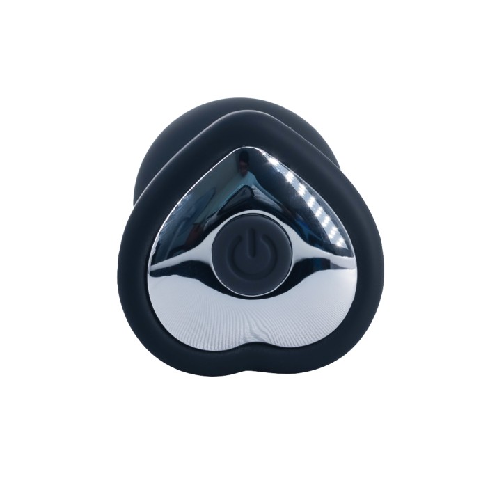 Black Heart ויברטור אנאלי נטען עם שלט