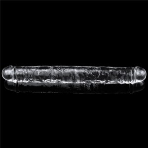 דילדו כפול שקוף וגמיש | Transparent U Dildo