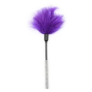 נוצה סגולה רכה עם ידית נוצצת | Feather Soft Purple