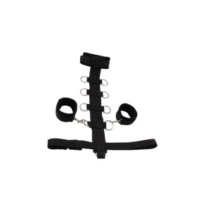 רצועת ריסון מתכווננת עם קולר ואזיקי ידיים – Collar Restraint Set