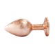 Golden Plug S – פלאג אנאלי עם אבן | למתחילים Golden Plug S – פלאג אנאלי עם אבן | למתחילים