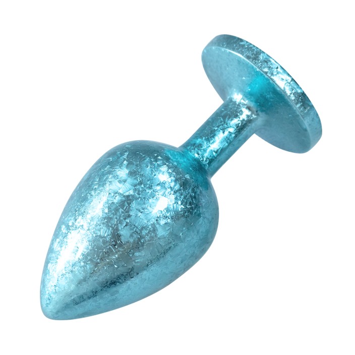 Sky Plug M – פלאג אנאלי מתכתי בצבע כחול בגודל בינוני