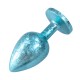 Sky Plug M – פלאג אנאלי מתכתי בצבע כחול בגודל בינוני