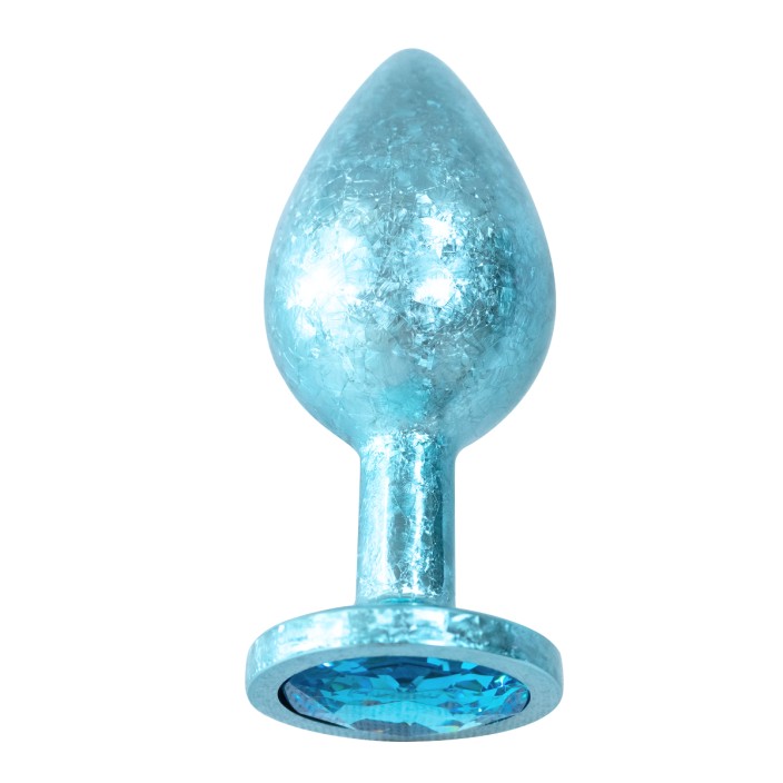 Sky Plug M – פלאג אנאלי מתכתי בצבע כחול בגודל בינוני