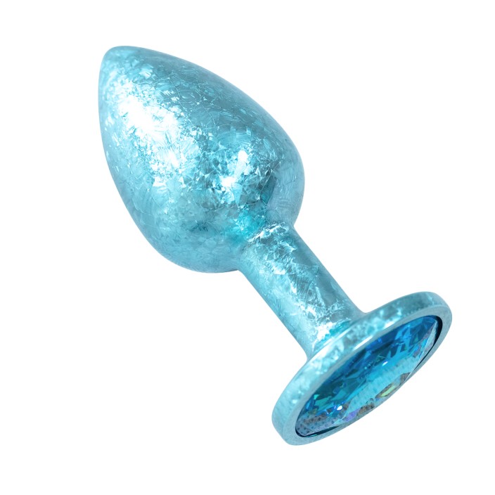 Sky Plug M – פלאג אנאלי מתכתי בצבע כחול בגודל בינוני Sky Plug M – פלאג אנאלי מתכתי בצבע כחול בגודל בינוני