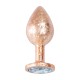 Golden Plug M – פלאג אנאלי מתכתי בינוני בצבע זהב