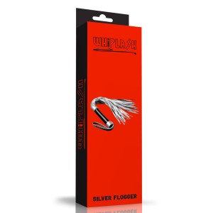  שוט דמוי עור |  SILVER FLOGGER  